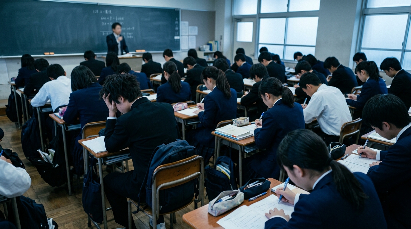 進学校でついていけない子供に起きていること