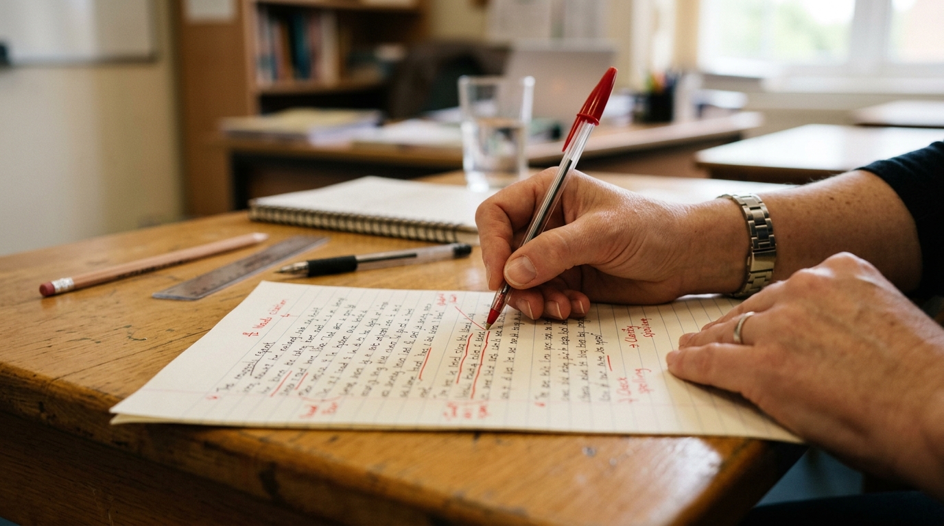 レポートとは添削指導のことを指す