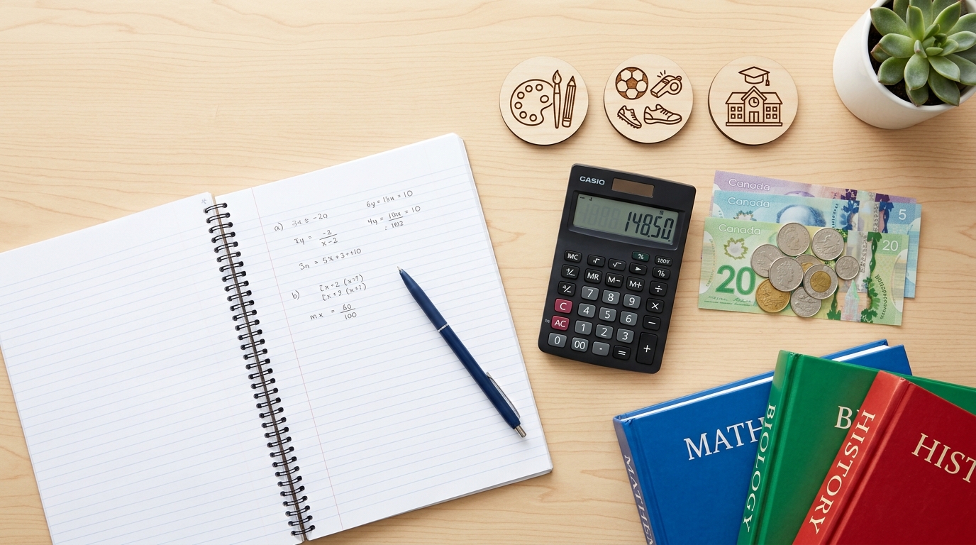 授業料以外にかかる費用の内訳