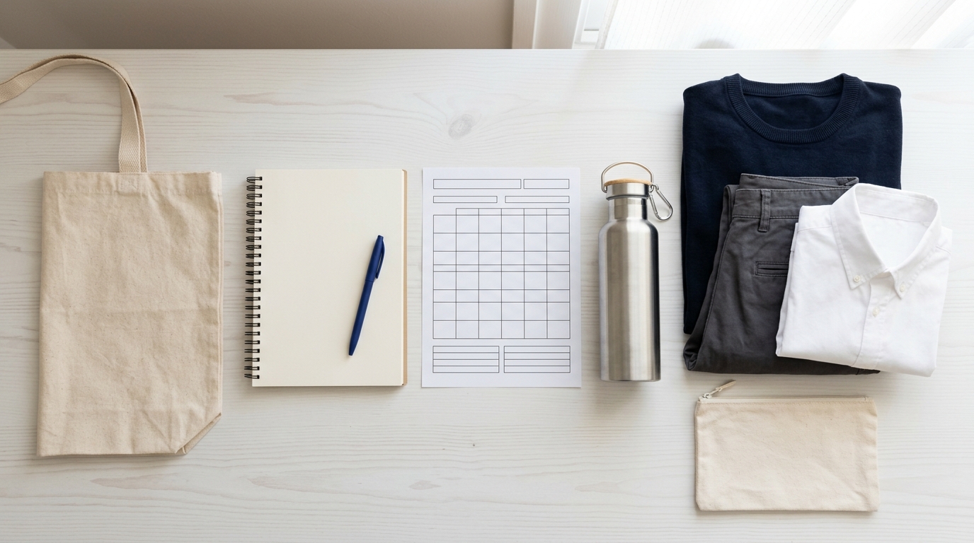 参加前の服装と持ち物の準備