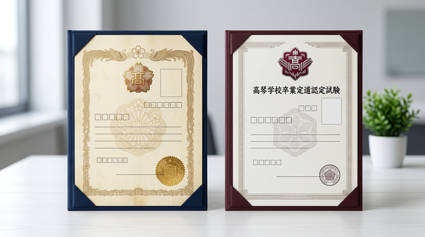 高卒認定と高校卒業の違いを理解する