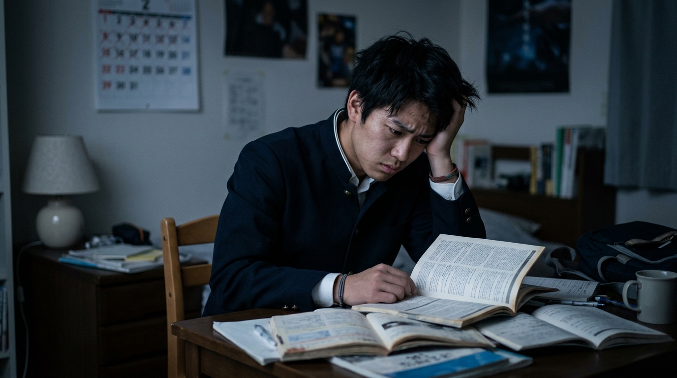 大学受験が絡む高校生特有の不安