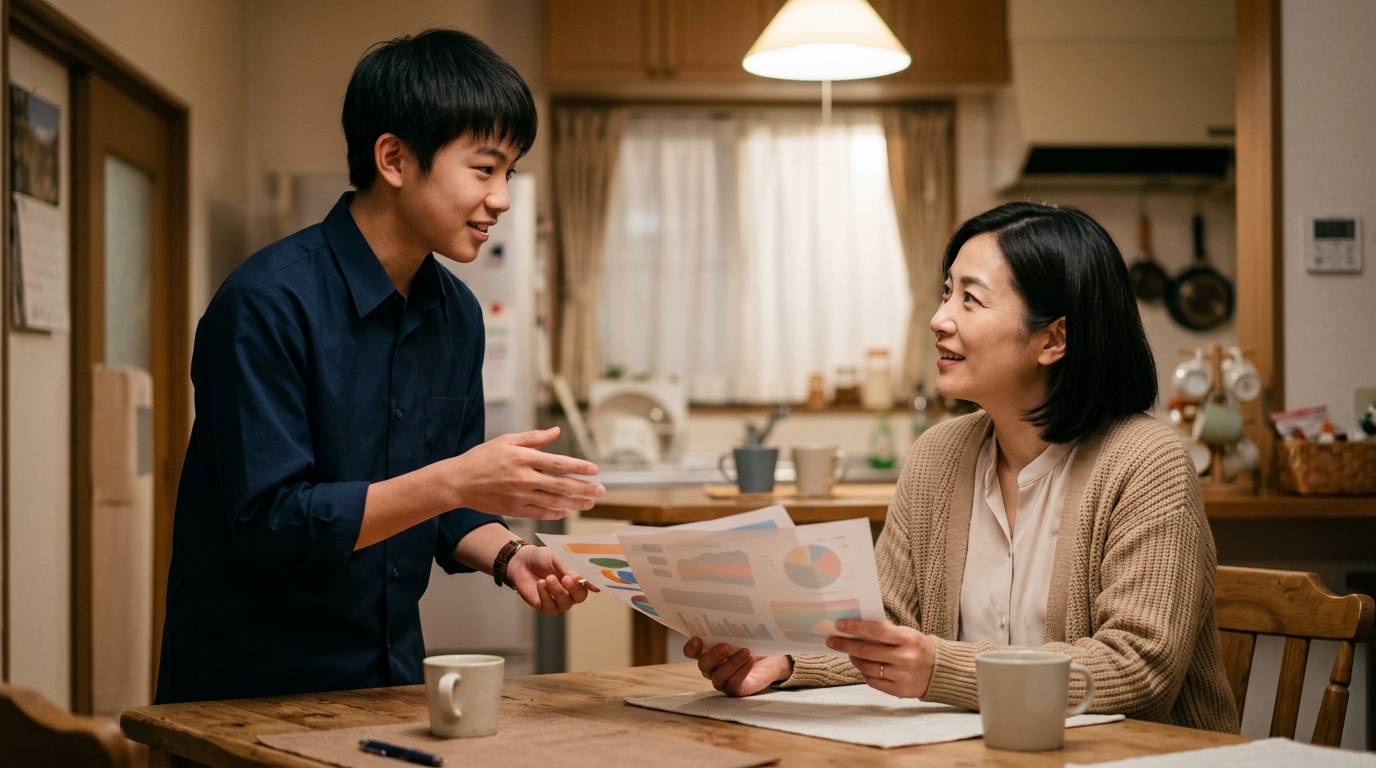 親への説得方法は感情でなく情報で伝える