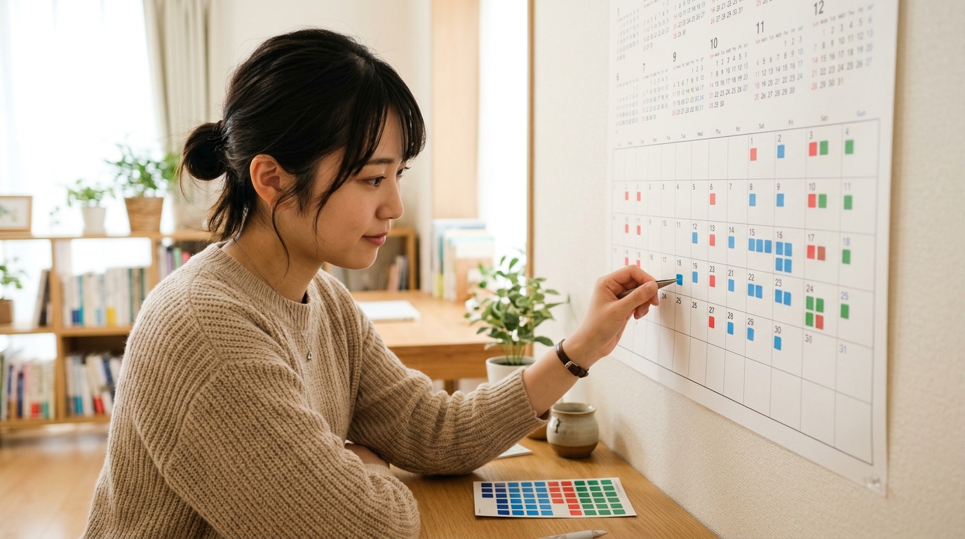 スクーリングとレポートに合わせたシフト調整術