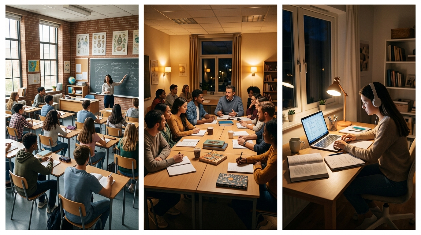 全日制・定時制・通信制の特徴と費用比較