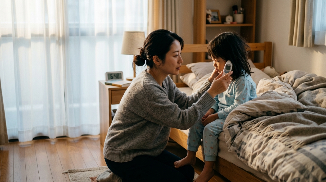 体調不良の朝に休ませるか判断する基準