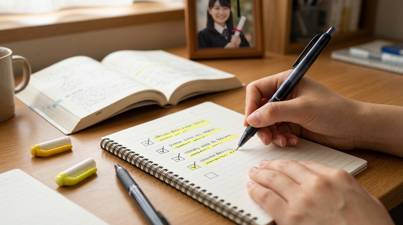 単位を落とさないための自己管理のコツ