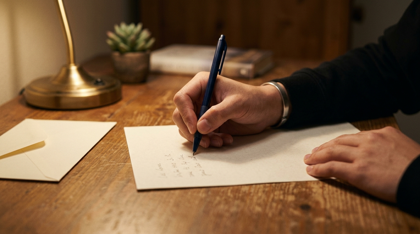 手紙やメモで気持ちを冷静に伝えるコツ