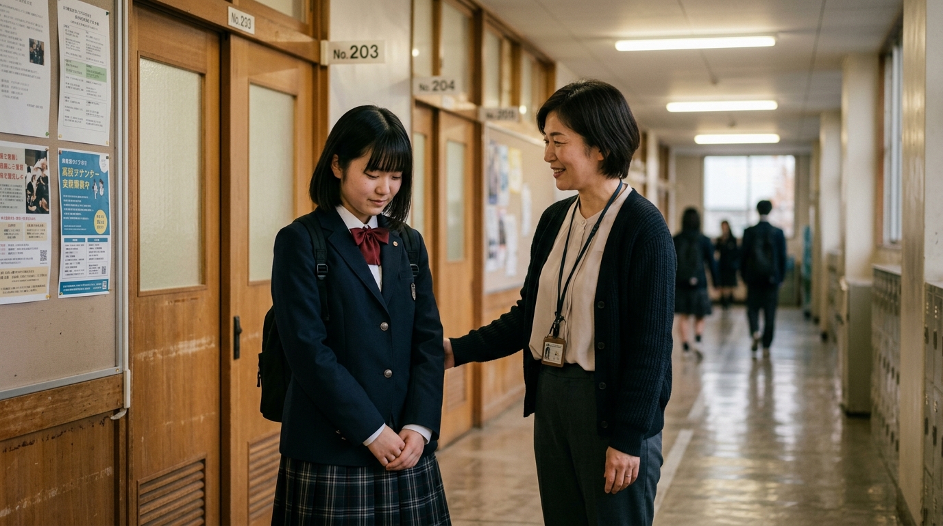 転入を考えている人が先生に何て言うか伝え方の例