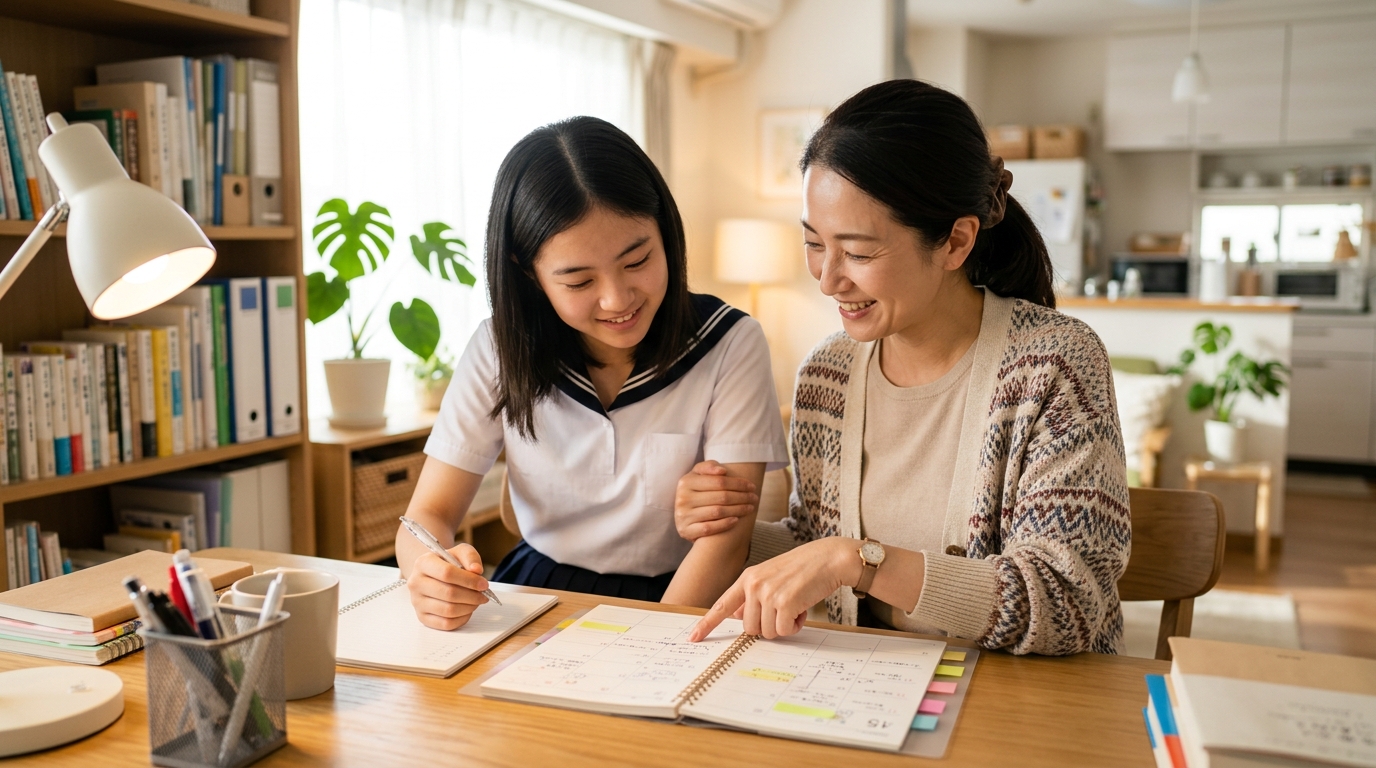 入学後に親ができる自己管理サポート