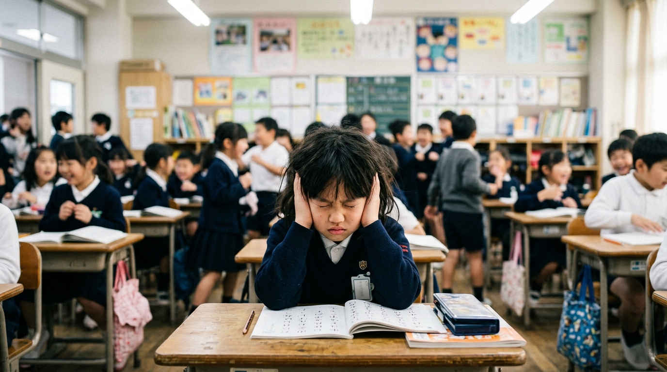 感覚が敏感な子が学校で疲れやすい理由