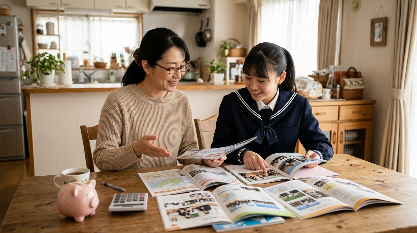 学費を抑えるために資料で比べるポイント